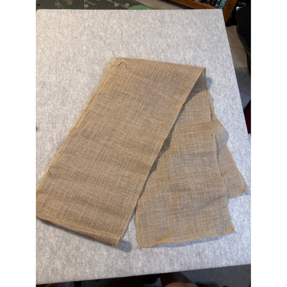 Natural Jute Burlap Table Runner Rustic Farmhouse Wedding Decor 12 Inch Wide